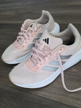 adidas Women's Pale Pink Mesh Running Shoes